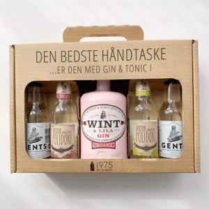 Two Socks - Wint & Lila Øko Gin Strawberry Gaveæske - 700 ml.